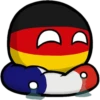 Countryballs sticker Germany Swz Aus 16