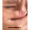 When he has a gf