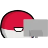 Countryballs stickers Poland 12