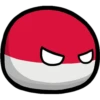 Countryballs stickers Poland 13