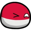 Countryballs stickers Poland 14
