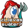 ¿Llevas
suéter?