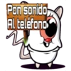 Pon sonido
Al teléfono