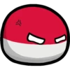 Countryballs stickers Poland 20