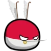 Countryballs stickers Poland 23