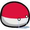 Countryballs stickers Poland 24