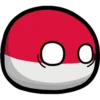 Countryballs stickers Poland 26