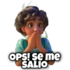 OPS! Se me
SALIO