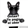Ontas?
Te pago
el uber
Ⓒpixers