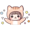 Cat Cosplay to say love u 6