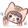 Cat Cosplay to say love u 9