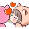 Cat Cosplay to say love u 18