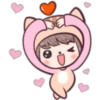 Cat Cosplay to say love u 19