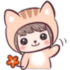 Cat Cosplay to say love u 21