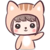 Cat Cosplay to say love u 23