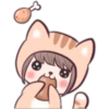 Cat Cosplay to say love u 24