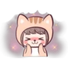 Cat Cosplay to say love u 25
