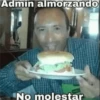 Admin almorzando
No molestar