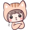 Cat Cosplay to say love u 27