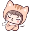 Cat Cosplay to say love u 30
