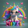 🦄Unicornio cute 3D🦄 7