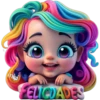 🌈Chibi 3D pelo arcoiris 🌈 13