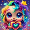 🌈Chibi 3D pelo arcoiris 🌈 18