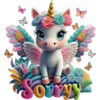 🦄Unicornio cute 3D🦄 15