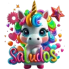 🦄Unicornio cute 3D🦄 20