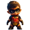 VARIOS SUPER KIDS HEROES BLANCA AT 13