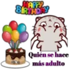 HAPPY
Quién se hace
más adulto