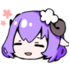 Purple sheep girl 1. 8