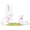 Cute Rabbit Sticker 6
