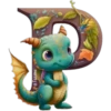 Alfabeto dinossauro 10