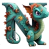 Alfabeto dinossauro 14