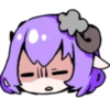 Purple sheep girl 1. 9