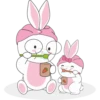 Cute Rabbit Sticker 7