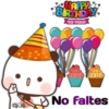 MAPPY
BRIHDAY
TO YOU!
No faltes