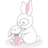 Cute Rabbit Sticker 12