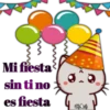 Mi fiesta
sin ti no
es fiesta