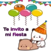 Te invito a
mi fiesta