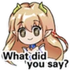 What did you say?