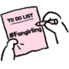 Fangirl Sticker by nomin 17