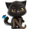 Abecedario 10 gatito 9