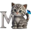 Abecedario 10 gatito 10