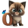 Abecedario 10 gatito 11
