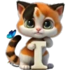 Abecedario 10 gatito 13