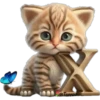 Abecedario 10 gatito 16