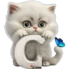 Abecedario 10 gatito 19
