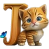 Abecedario 10 gatito 20